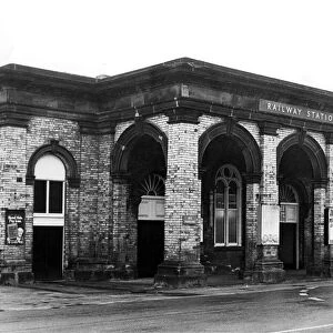 Saltburn Station, which may lose its Grade Two listed Portico under new development plans